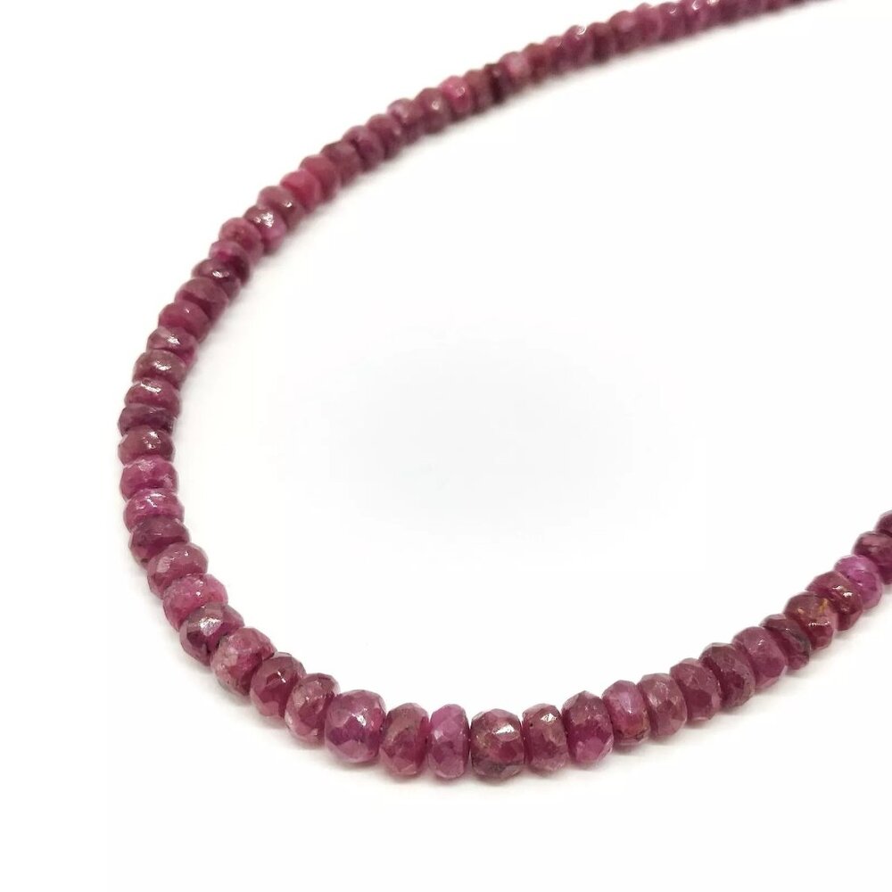 Jewelry Necklace Ruby White Gold 4703108